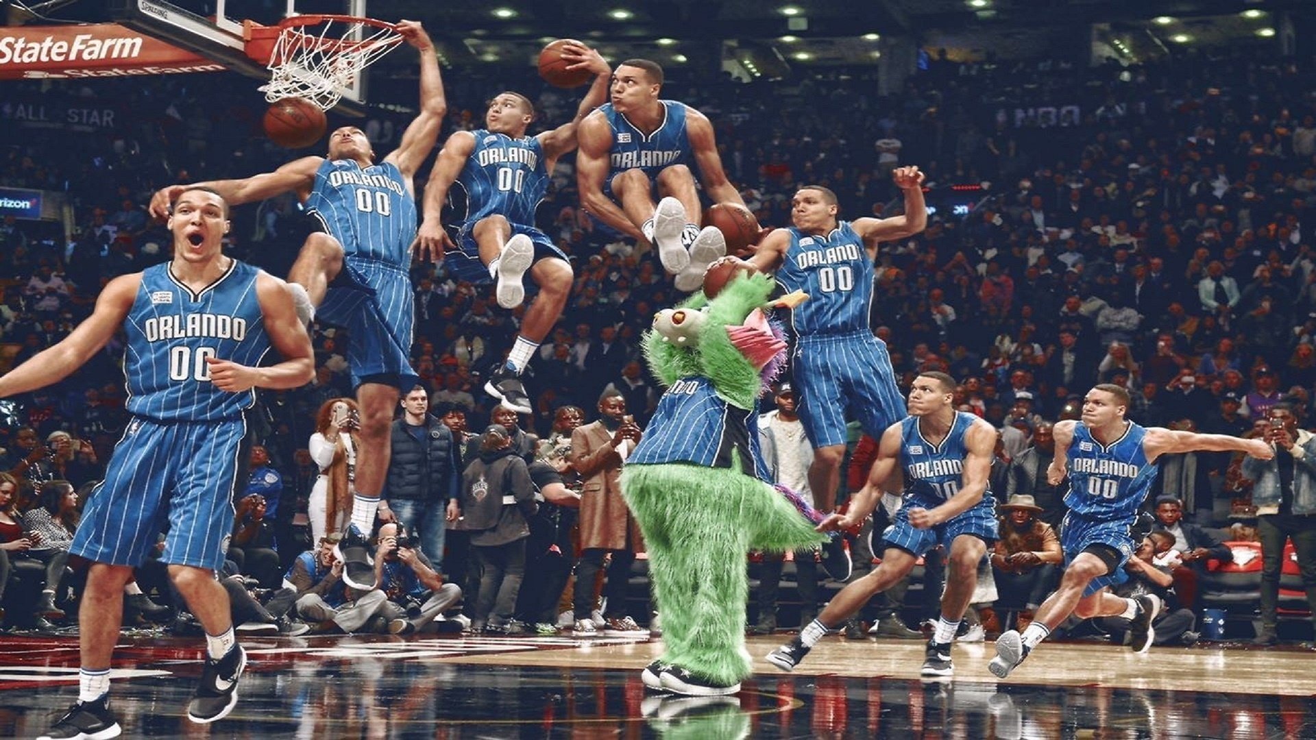 开拓者对阵太阳，杰伦·格林全程高能输出，新星闪耀改写比赛格局